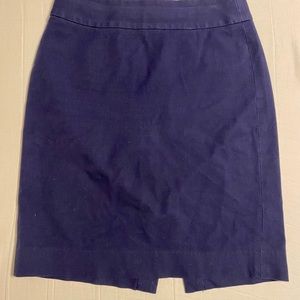 Navy Blue Pencil Skirt